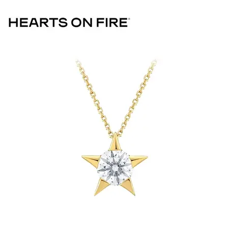 周大福荟馆HEARTS ON FIRE ILLA系列 小星星 18K金钻石项链UU213商品大图