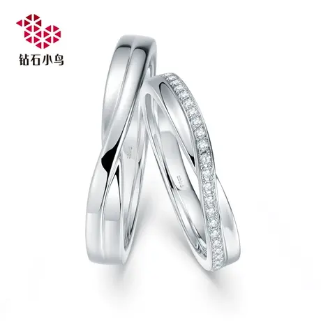 18K金钻石戒指-天籁-结婚订婚对戒-RAZ40-RBZ40图片
